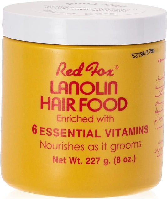 Red Fox Lanolin Hair Food, 8Oz