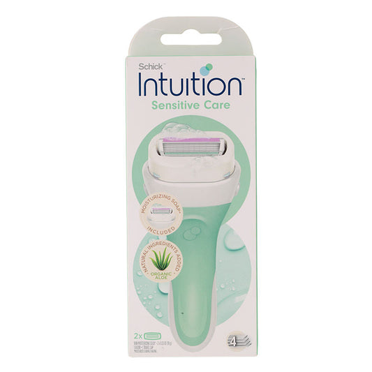 SCHICK INTUITION SENSITIVE CARE HAND+2PCS
