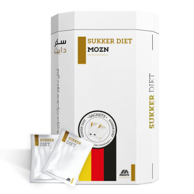 SUKKER DIET MOZN ( 1 SACHET = 2 SUGAR SPOONS ) 30 SACHETS 1 GM / SACHET