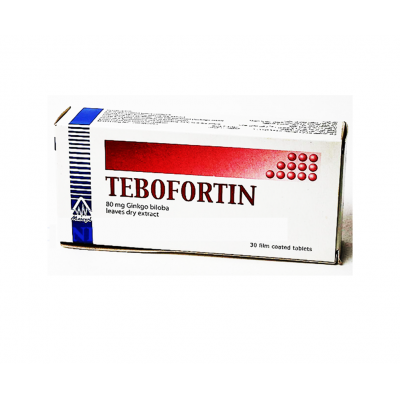 TEBOFORTIN 80 MG ( GINKGO BILOBA ) 30 FILM-COATED TABLETS