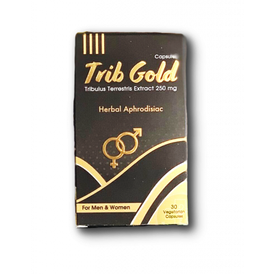 TRIB GOLD 250 MG FOR MEN & WOMEN ( TRIBULUS TERRESTRIS EXTRACT ) 30 CAPSULES