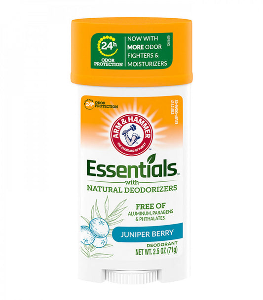 ARM & HAMMER ESSENTIALS NATURAL FRESH DEODORANT JUNIPER BERRY 71GM