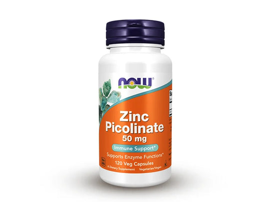 Now Zinc Picolinate 50mg 120 Veg Capsules