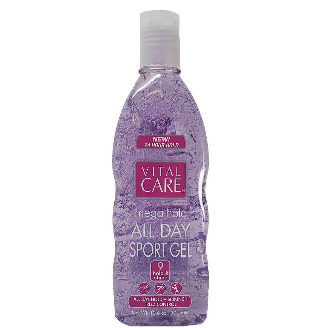 Vital Care Mega Hold 9 All Day Sport Styling Gel 300 ml