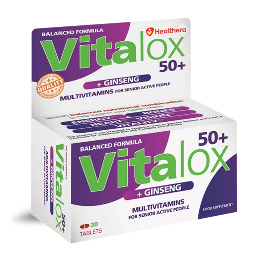 Vitalox +50 Ginseng Multivit 30 Tab