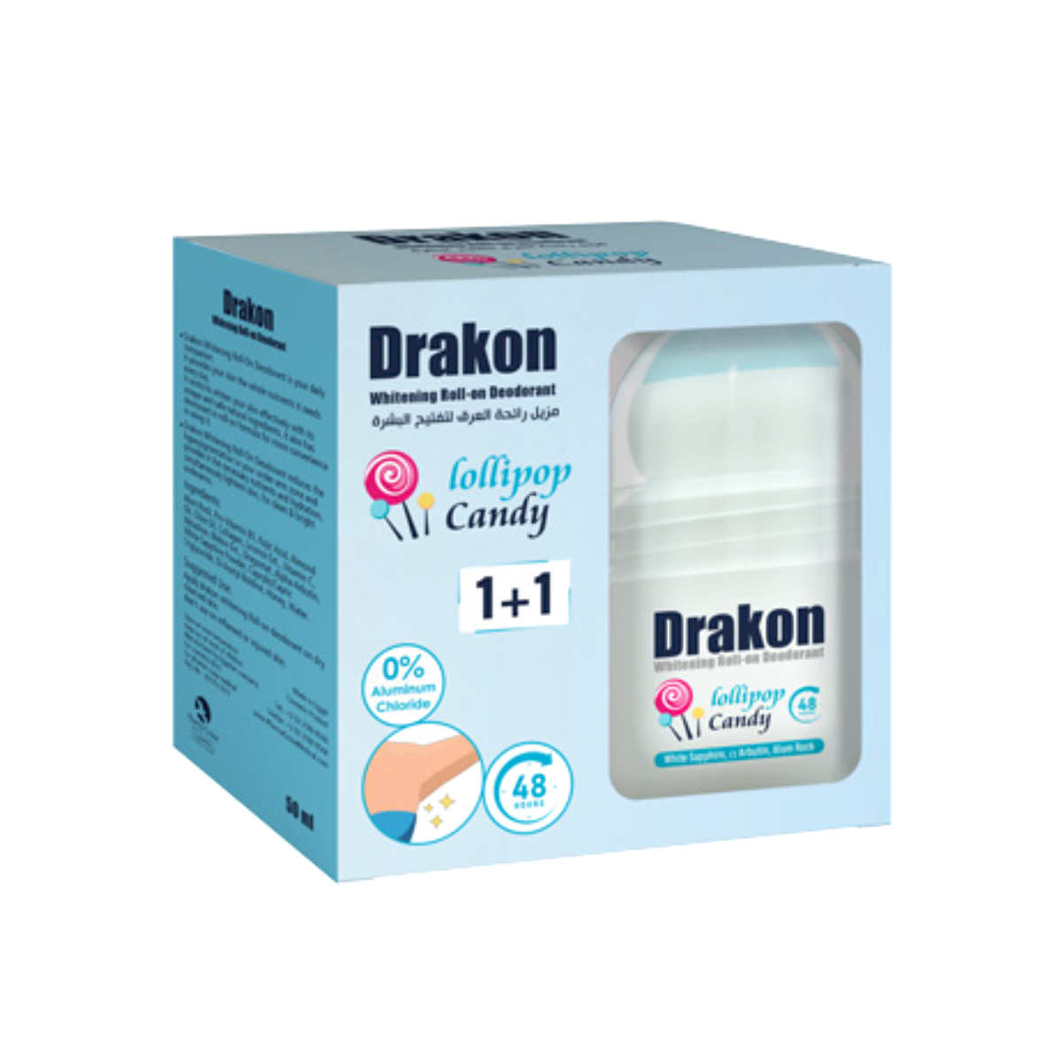 Drakon deodorant to lighten the skin 50 ml 1+1