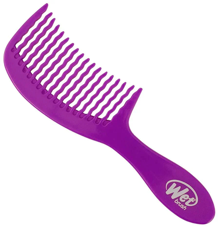 Wet Brush Hair Comb Detangler Wave Tooth Comb Design (Pink), Standard 9238