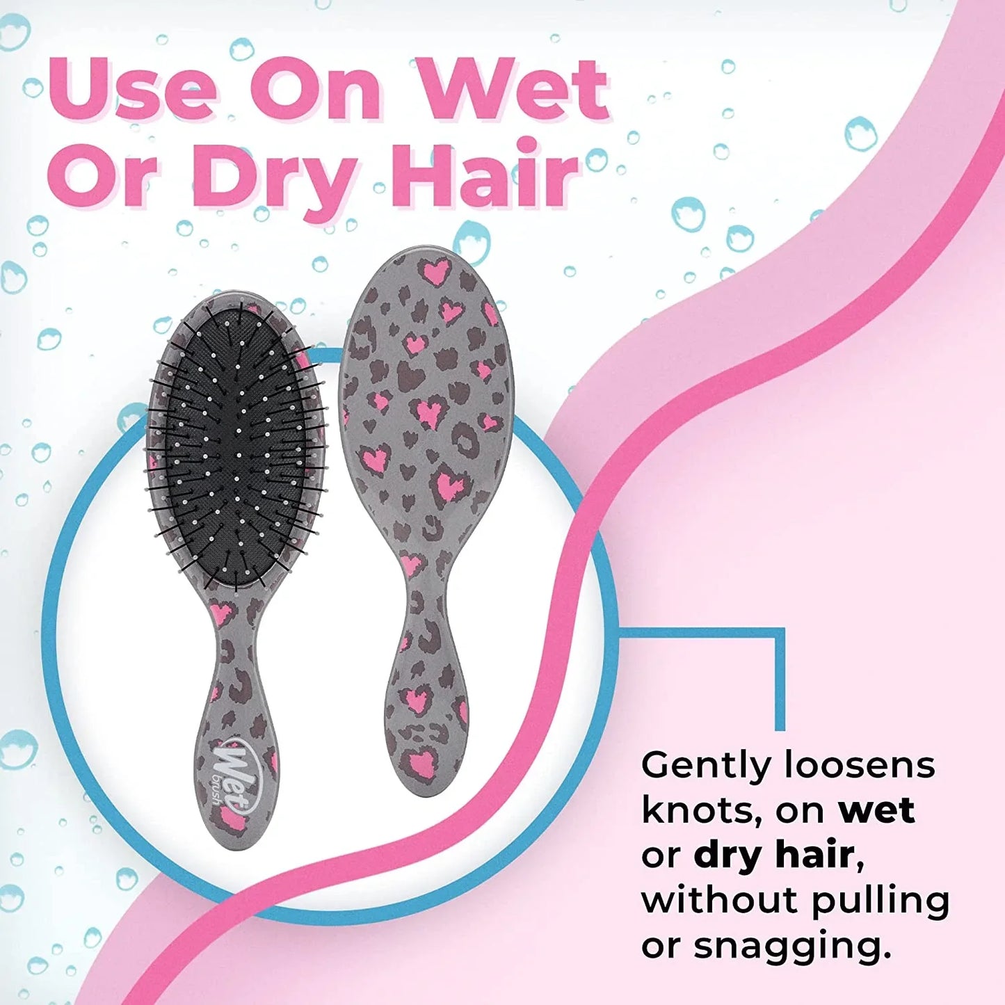 Wet Brush Kids Hair Brush Leopard (2022) 736658594478
