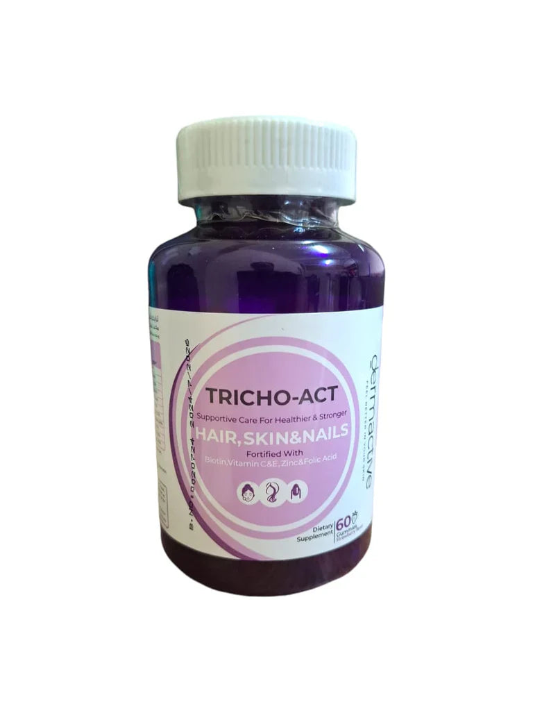 DERMACTIVE  TRICHO-ACT Food Supplement 60 GUMMIES