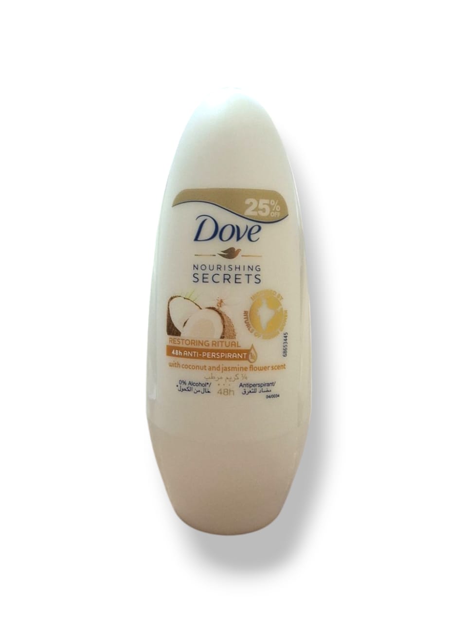 DOVE NOURISHING SECRETS ANTI-PERSPIRANT ROLL-ON COCONUT & JASMINE 50ML