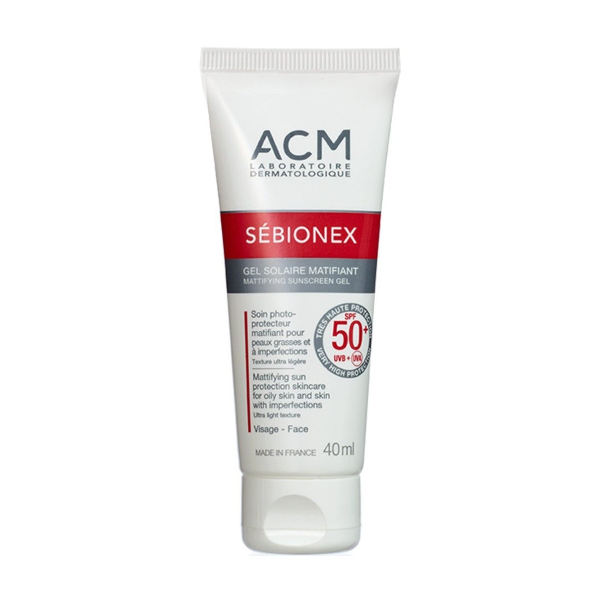 Acm Sebionex SPF 50+ Mattifying Sunscreen Gel - 40ml