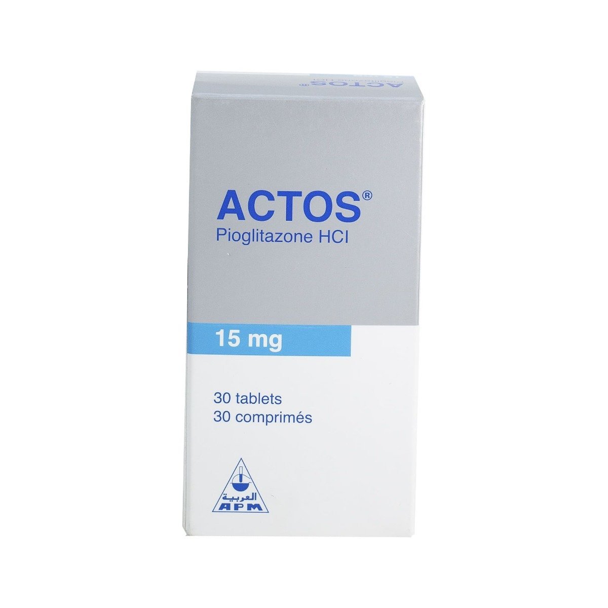 Actos 15 mg - 30 Tablets