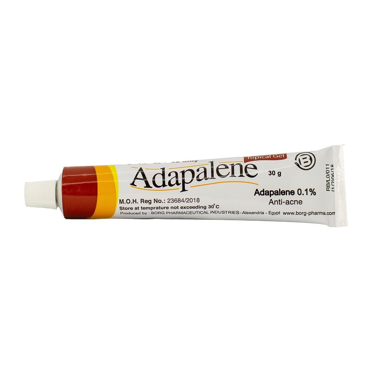 Adapalene 0.1% Gel - 30 gm