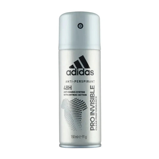 Adidas Pro Invisible Clear Performance 48h Anti-Perspirant Spray For Men - 150ml