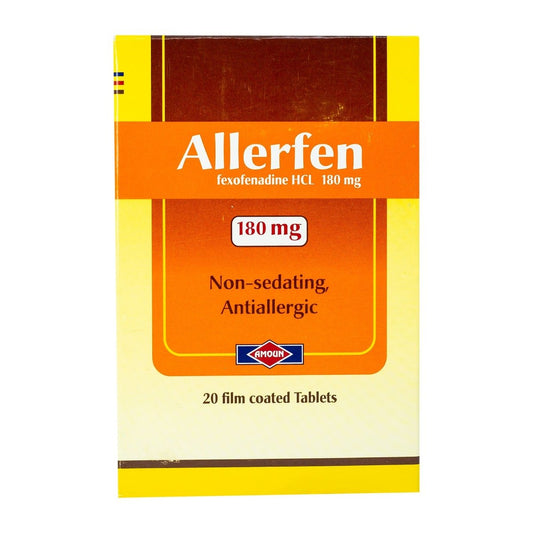 Allerfen 180 mg - 20 Tablets