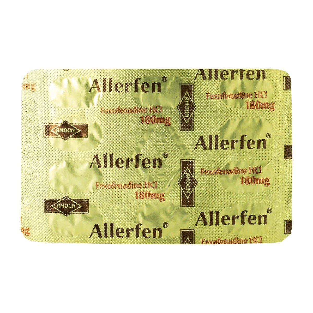 Allerfen 180 mg - 20 Tablets