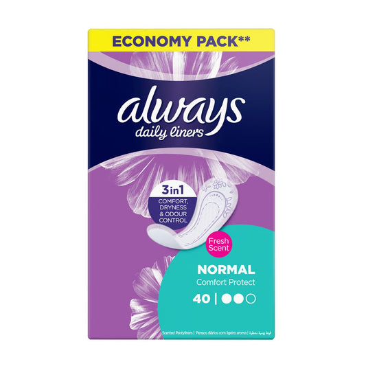 Always Fresh Scent Comfort Protect Normal – 40pcs