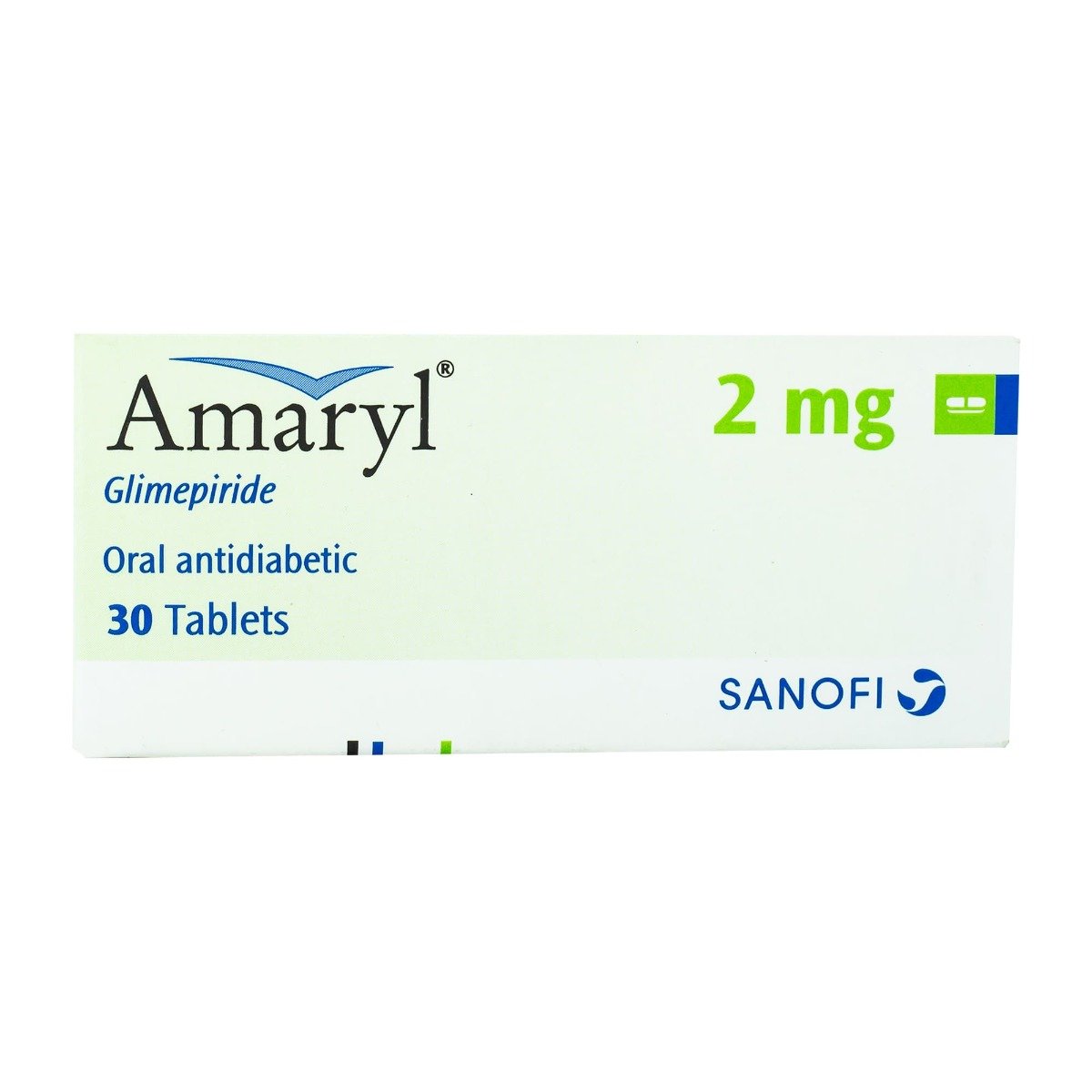 Amaryl 2 mg - 30 Tablets