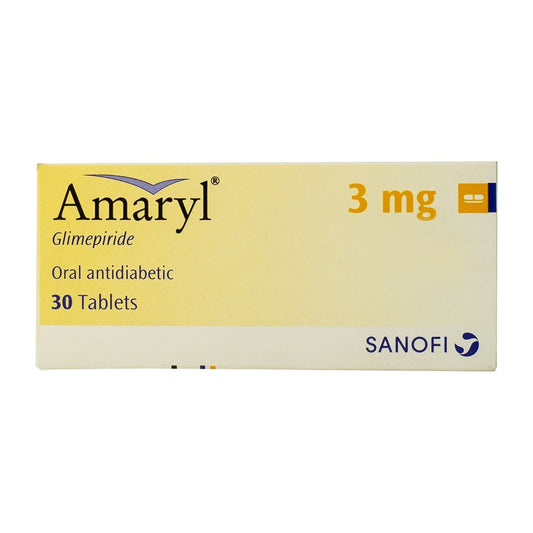 Amaryl 3 mg - 30 Tablets