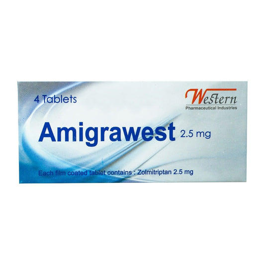 Amigrawest 2.5 mg - 4 Tablets