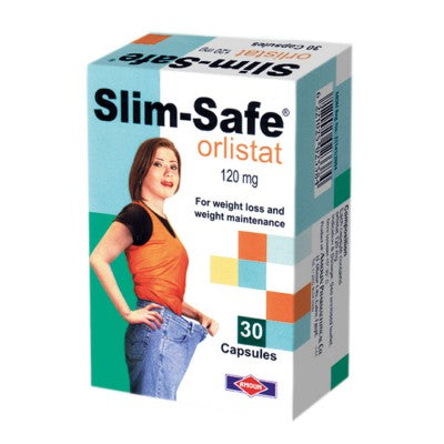 SLIM SAFE 120 MG ( ORLISTAT ) 30 CAPSULES