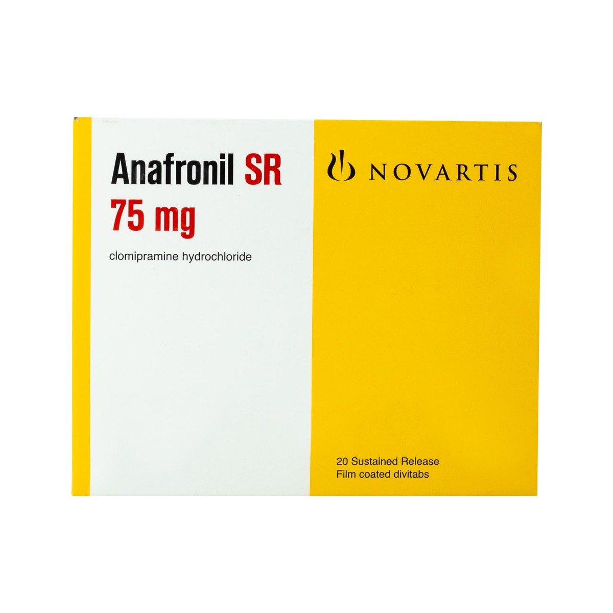 Anafronil SR 75 mg - 20 Tablets