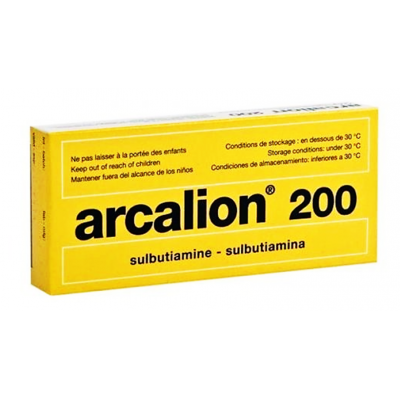 Arcalion 200 mg ( Sulbutiamine ) 40 tablets