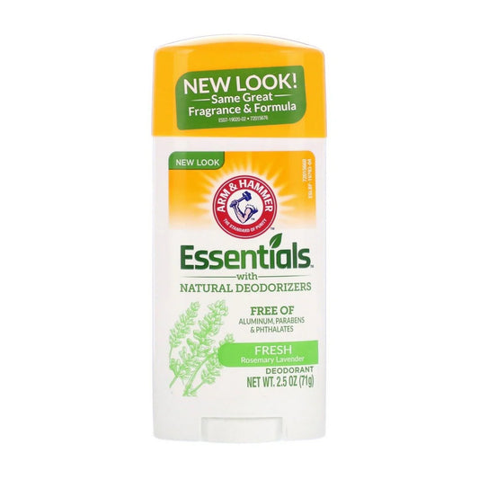 Arm & Hammer Essentials Natural Fresh Of Rosemary Lavender Deodorant Stick - 71gm