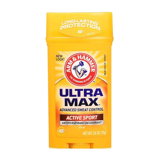 Arm & Hammer Ultra Max Active Sport Antiperspirant Deodorant Stick - 73gm