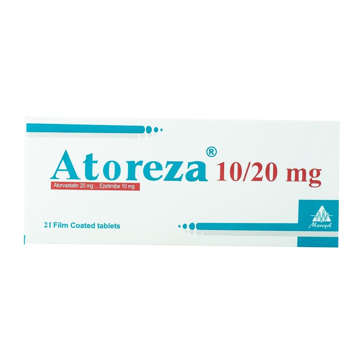 Atoreza 10 mg-20 mg - 21 Tablets