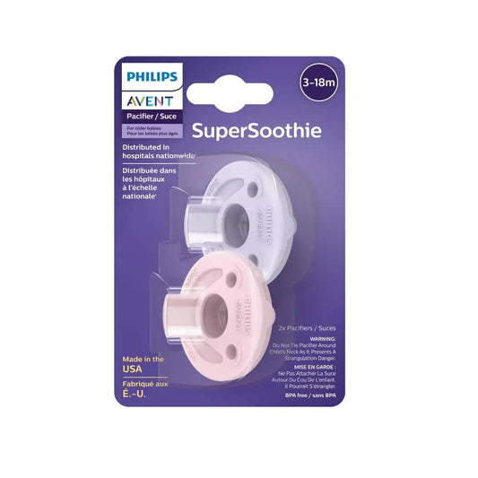 Avent Soothie Pacifier 3-18m - Lilac & Pink