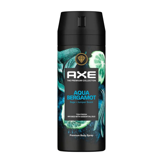 Axe Aqua Bergamot Premium Deodorant Body Spray - 150ml