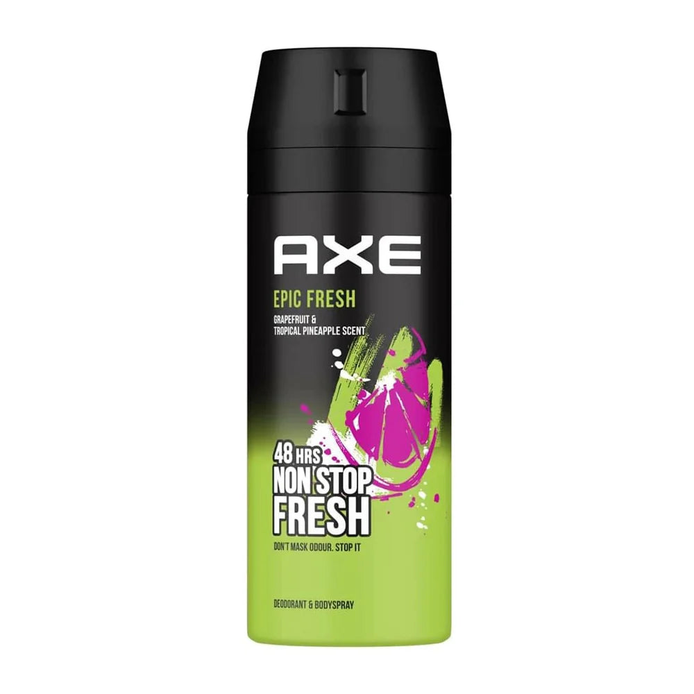 Axe Epic Fresh Grapefruit & Tropical Pineapple Scent Deodorant Spray – 150ml