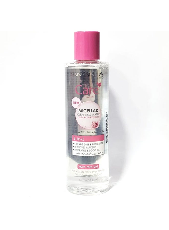 Amanda Milano Micellar Cleansing Water With Rose Extract 200Ml
