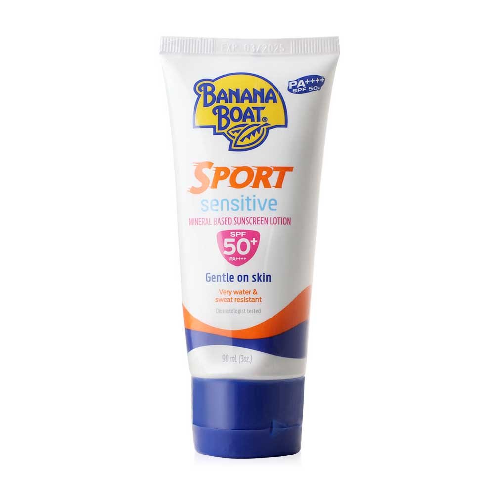 Banana Boat Sport Sensitive Gentle On Skin SPF 50+ Sunscreen Lotion – 90ml