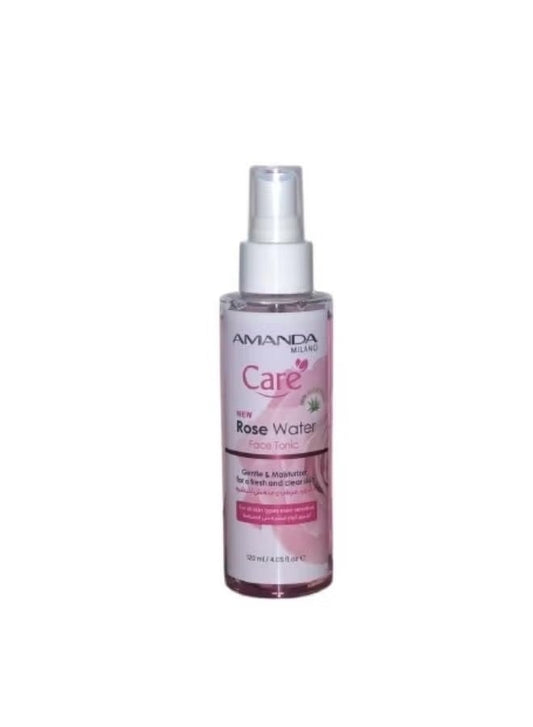 Amanda rose water face tonic for all skin types, even sensitive 120ml