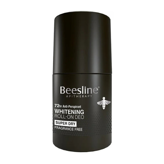 Beesline Natural Whitening Super Dry Fragrance Free 4 In 1 Roll On Deodorant – 50ml