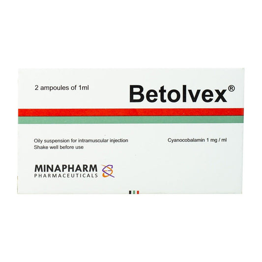 Betolvex 1 mg-1 ml - 2 Ampoules