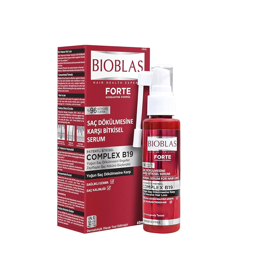 BIOBLAS FORTE INTENSIVE HAIR LOSS HERBAL SERUM 60ML