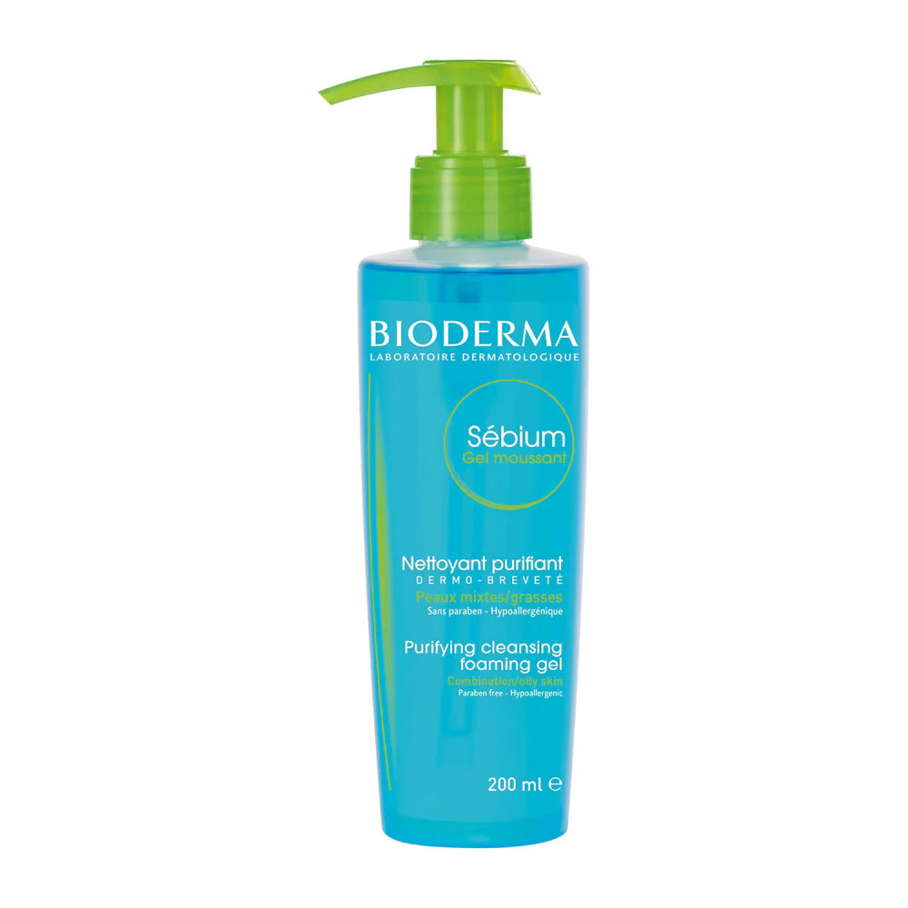 Bioderma Sébium Purifying Cleansing Foaming Gel For Combination to Oily Skin