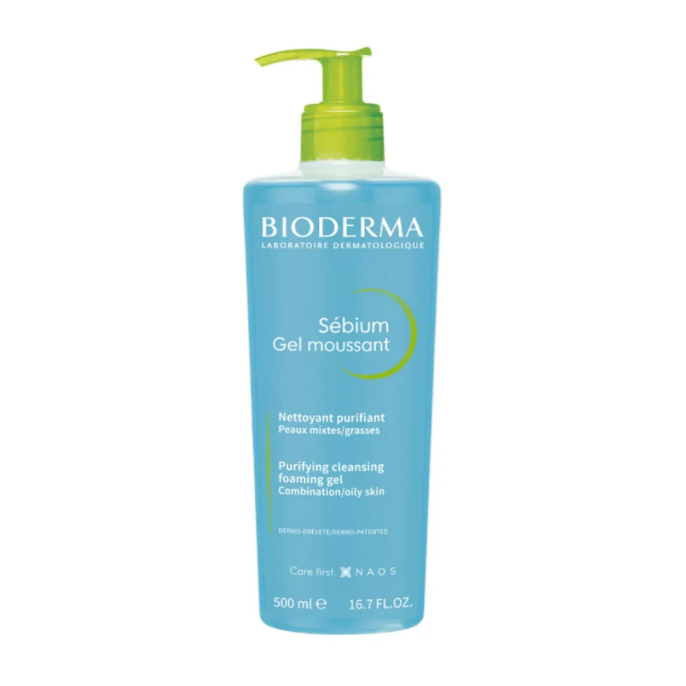 Bioderma Sébium Purifying Cleansing Foaming Gel For Combination to Oily Skin