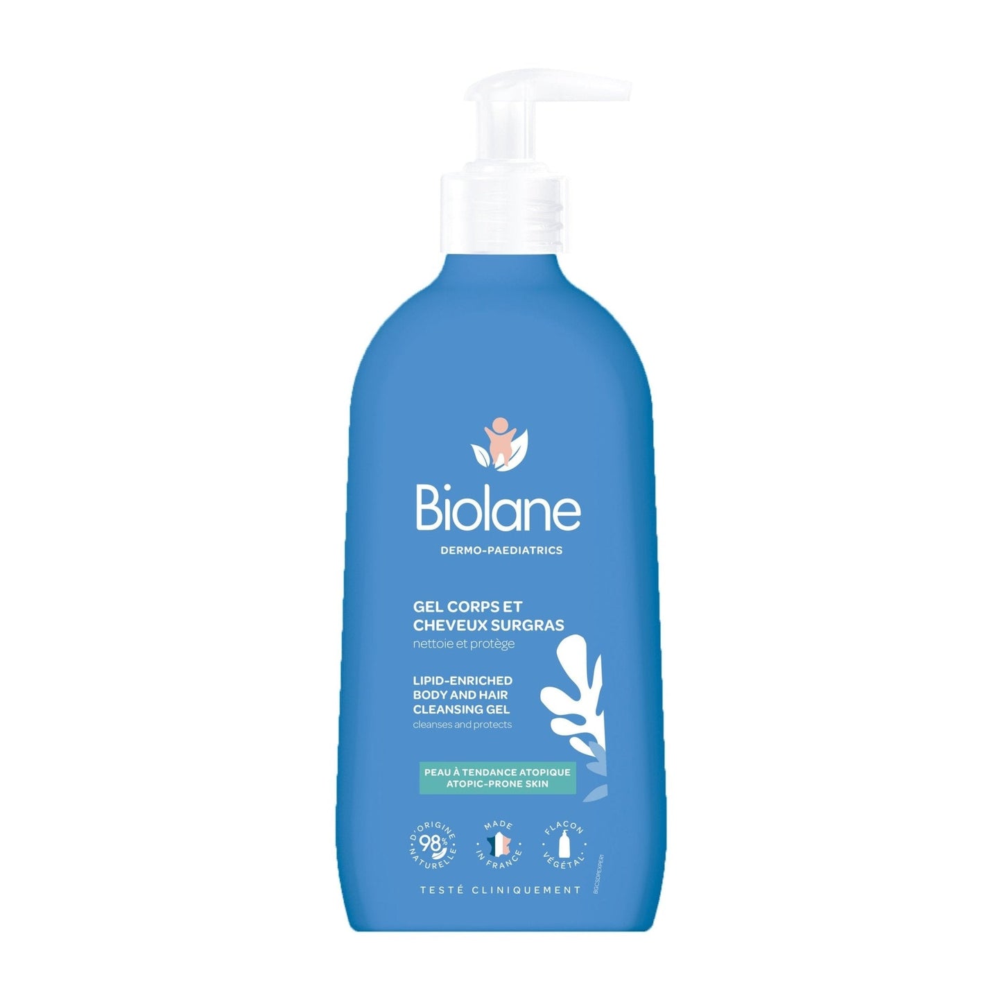 Biolane Baby Body & Hair Cleansing Gel For Prone Skin - 350ml