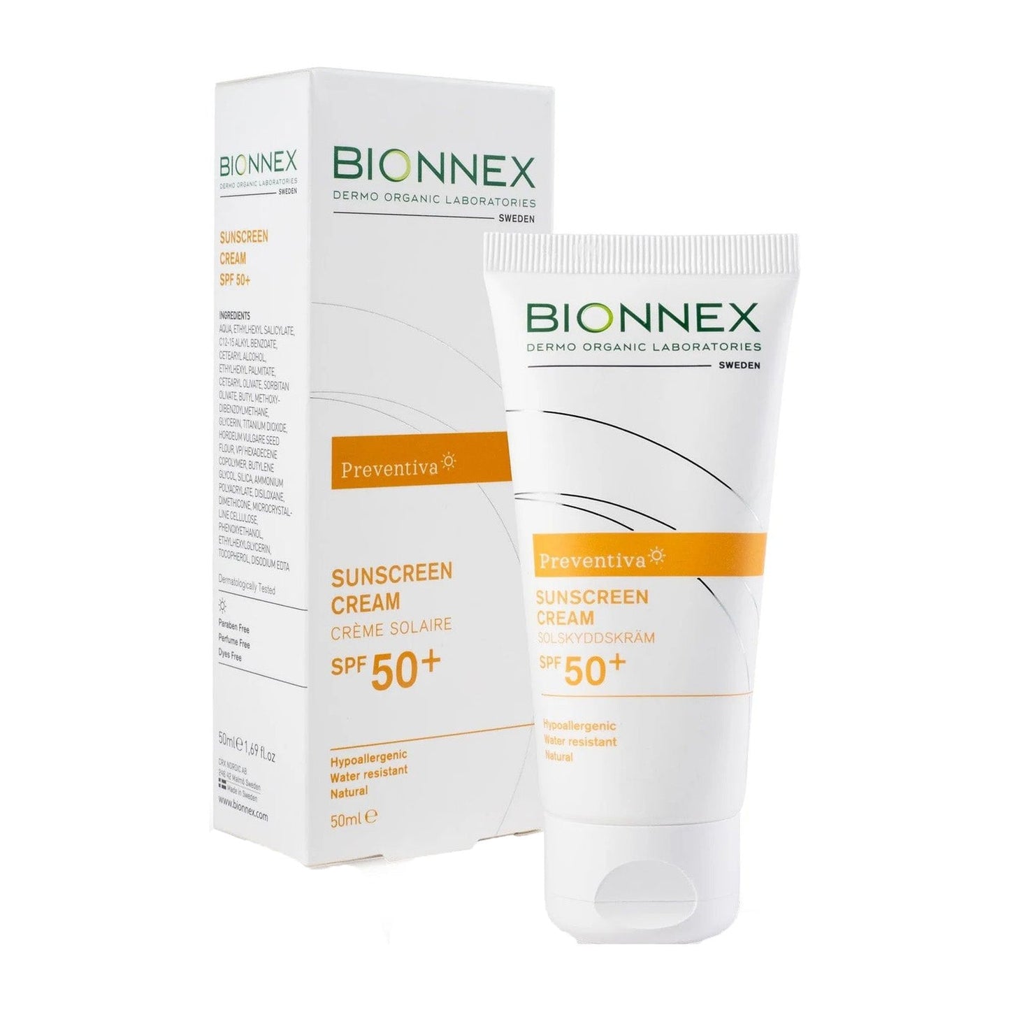 Bionnex Preventiva Sunscreen Cream SPF 50+ - 50ml