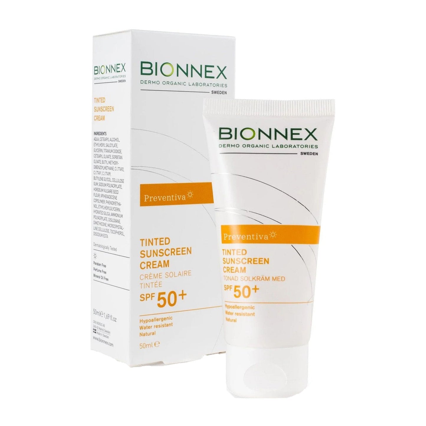 Bionnex Preventiva Tinted Sunscreen Cream SPF 50+ - 50ml