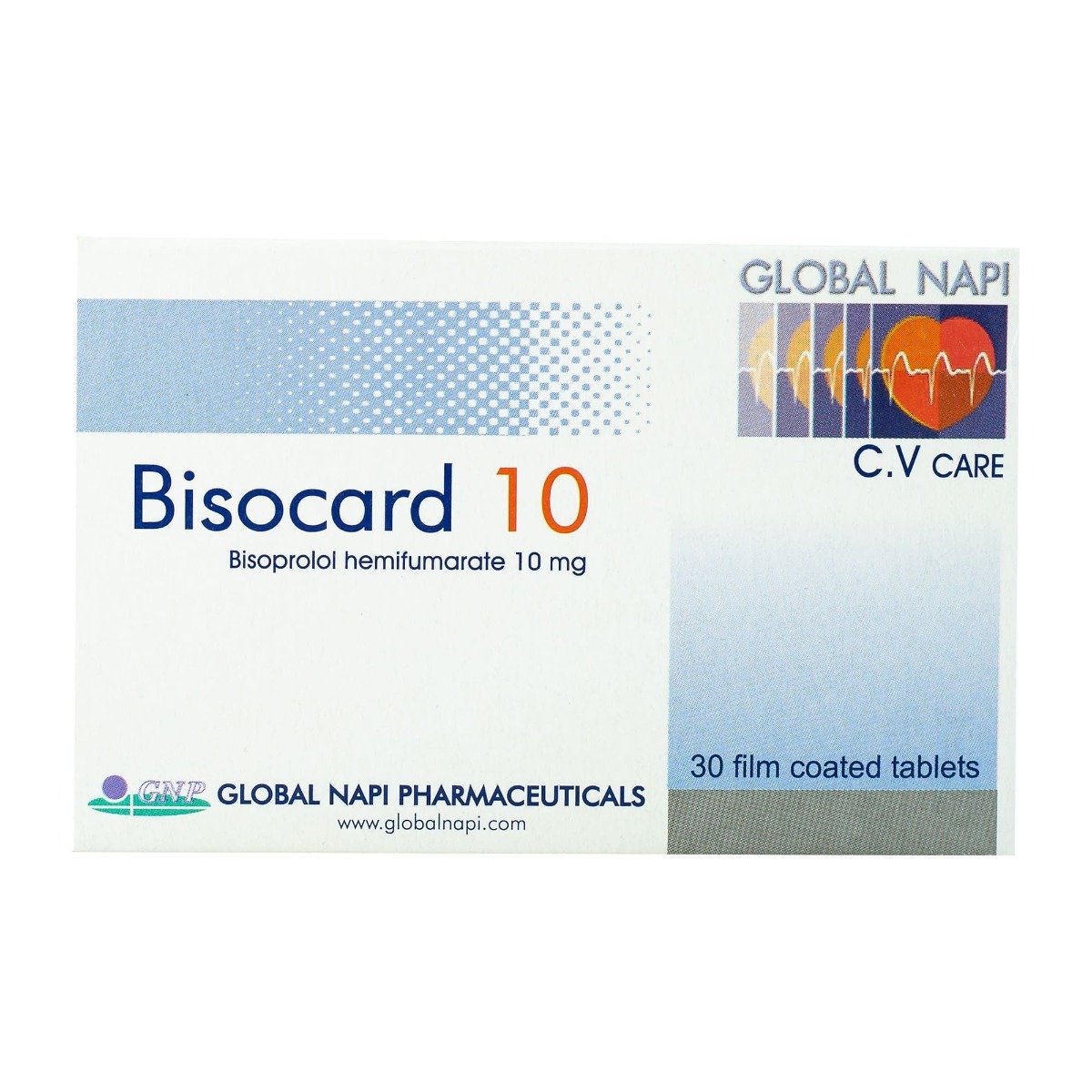 Bisocard 10 mg - 30 Tablets