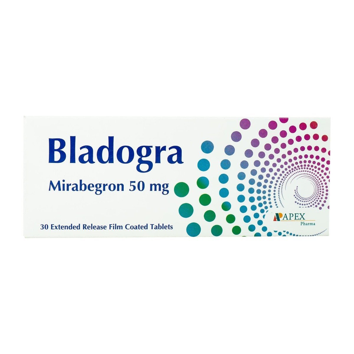 Bladogra 50 mg - 30 Tablets