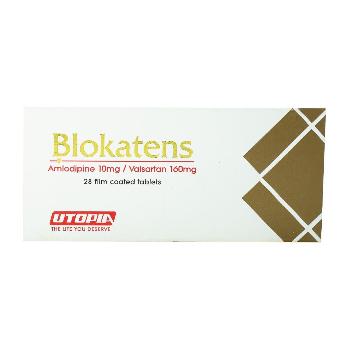 Blokatens 10 mg-160 mg - 28 Tablets