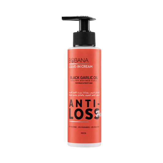 BOBANA LEAVE IN CREAM BLACK GARLIC OIL ANTI LOSS 200ML