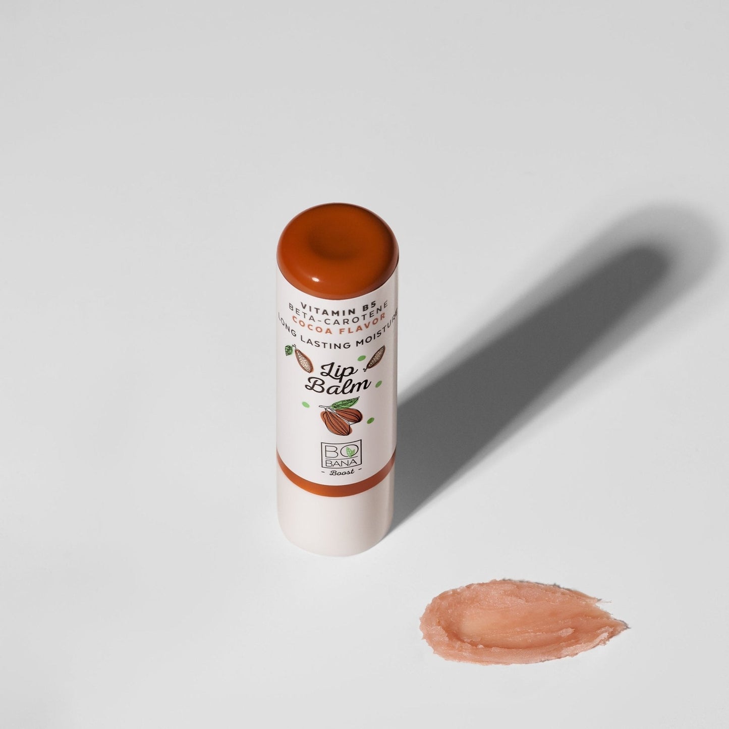 Bobana Lip Balm With Vitamin B5 & Cocoa Flavor