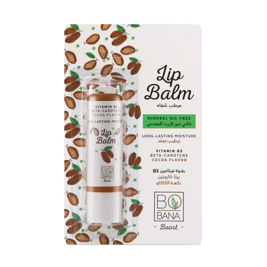 Bobana Lip Balm With Vitamin B5 & Cocoa Flavor